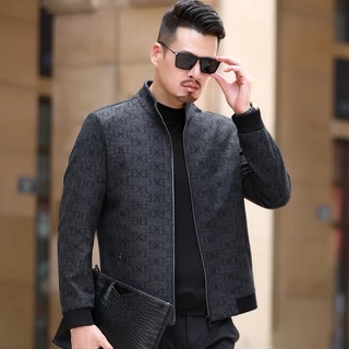 Áo khoác nam thu đông 2021 cổ đứng cổ tàu thời trang form trẻ - trung niên - ngoại cỡ size đại