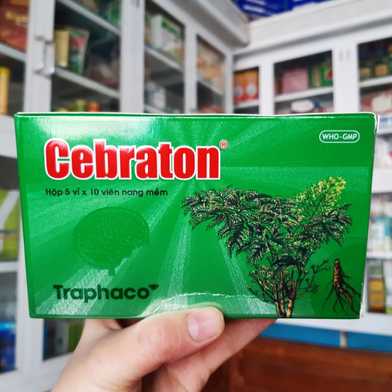 (date 05/2023) hộp 50 viên cebraton traphaco