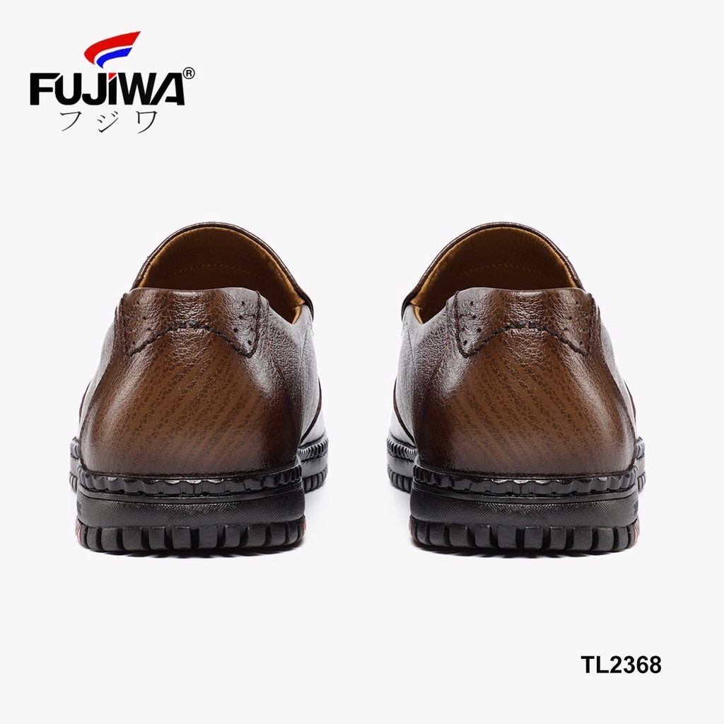 Giày Lười Nam Da Bò FUJIWA - TL2368. Da Thật, Đế Cao Su. Được Đóng Thủ Công (Handmade). Có Size:  38, 39, 40, 41, 42, 43