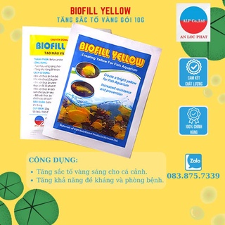 Biofill yellow giúp cá lên màu vàng tươi đẹp 10gr