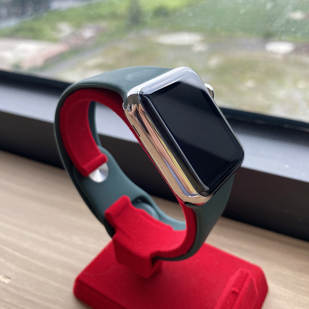 [Có Màu Xanh Midnight] Dây đeo cao su Sport band dành cho Apple Watch 42 | 44mm sang trọng và bền đẹp- CẬP NHẬT MÀU MỚI