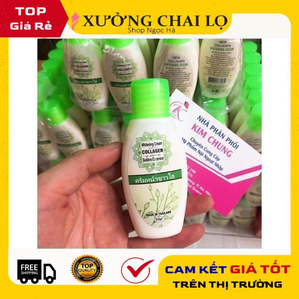 Kem Dưỡng Da ❤ Kích trắng Collagen whitening cream Golden esence 60g , nguyên liệu, công thức làm kem trộn trắng da body