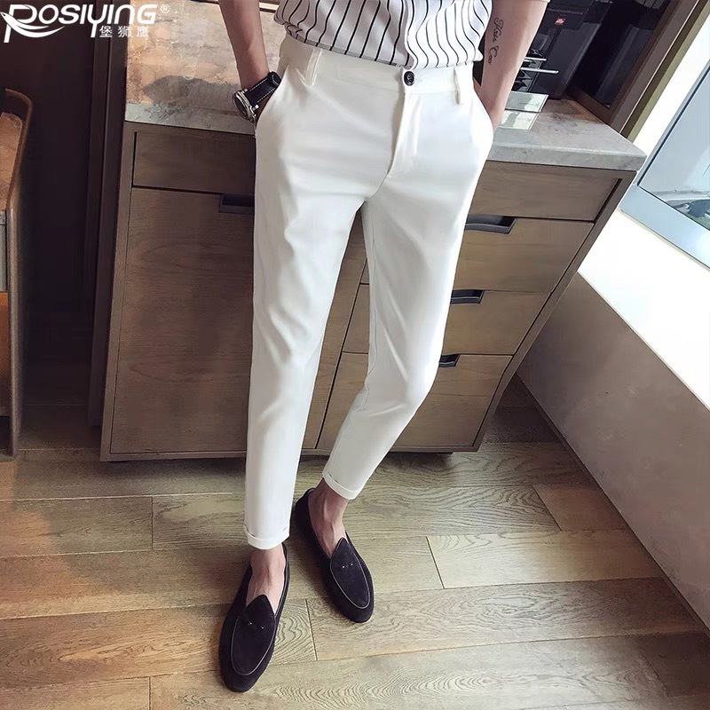 Đủ màu _ Quần tây nam cao cấp dáng ôm body fom đẹp y hình vải co giãn mềm mượt Quần tây âu nam dài