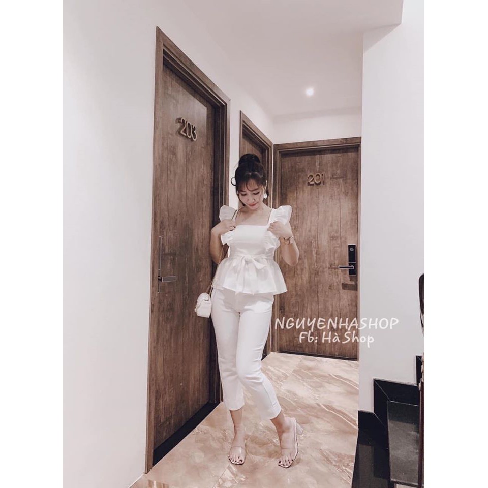 [Mã WARN20 giảm 20k đơn 150k] Bộ Đũi cánh tiên thắt nơ bụng(kèm video,ảnh thật) | BigBuy360 - bigbuy360.vn