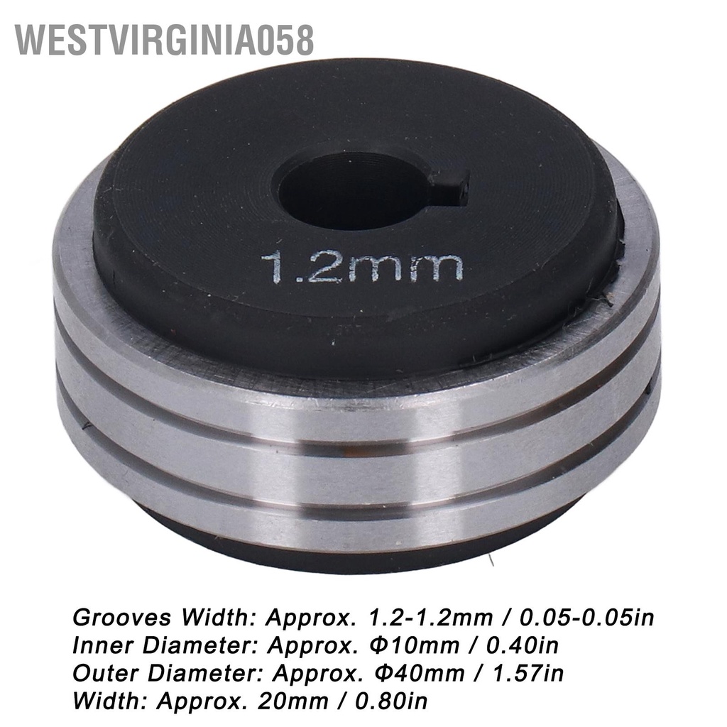 Westvirginia058 Bộ phận dẫn động nguồn cấp dữ liệu dây 10 cái Thép chịu lực Nylon MIG Máy hàn thiết bị cho 200A 350A 500A 1.2‑1.2mm