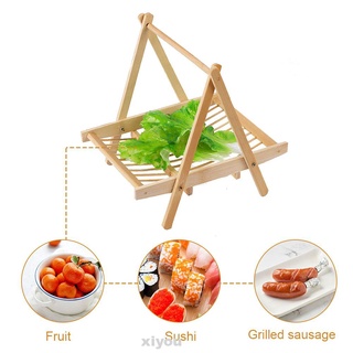 Khay tre đựng trái cây trang trí bàn ăn tiệc bbq