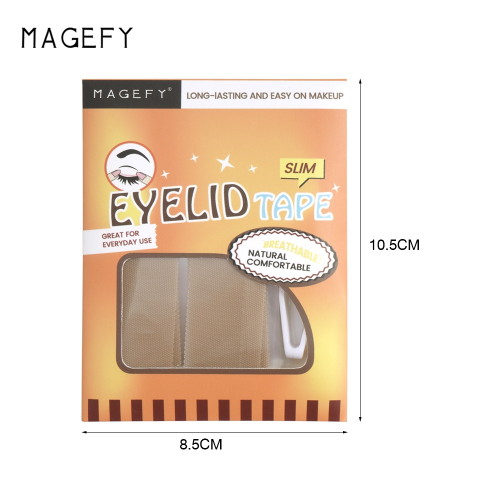 Set 20 miếng dán kích hai mí dạng lưới MAGEFY kèm nhíp trang điểm tiện dụng
