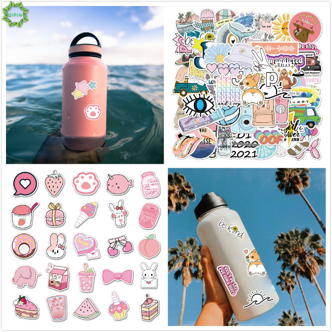 (Hàng Mới Về) Bộ 50 Miếng Dán Họa Tiết Hoạt Hình Đáng Yêu Chống Thấm Nước Cho Vali