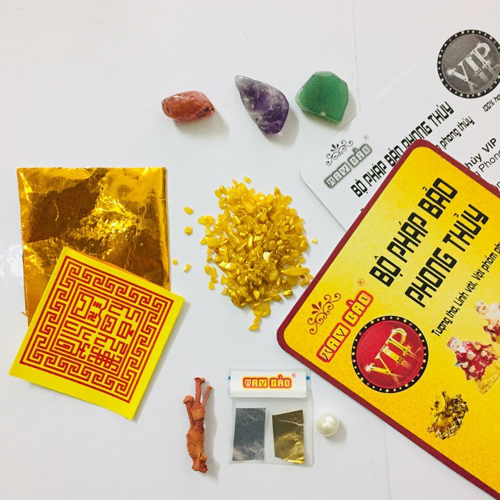 Nạp cốt thất bảo cho tượng thờ ông tài, 2 bộ PHÁP BẢO ông tài ông địa trên ban thờ Thần Tài. | BigBuy360 - bigbuy360.vn