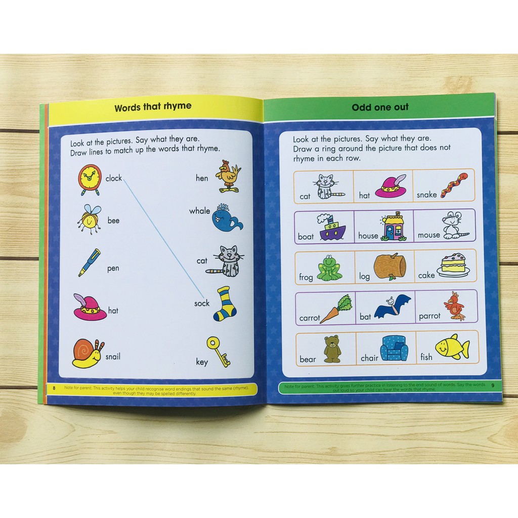 Sách - Gold Stars Wipe Clean Reading - Học tiếng anh - nghe và đọc tiếng anh ( 3 - 5 tuổi )