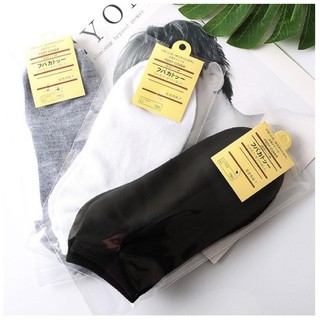 [COMBO 5 ĐÔI] TẤT NAM NỮ UNISEX - TẤT COTTON CỔ NGẮN THẤM MỒ HÔI KHÁNG KHUẨN KHỬ MÙI - BAO BÌ ĐÓNG GÓI VỚ ĐẸP