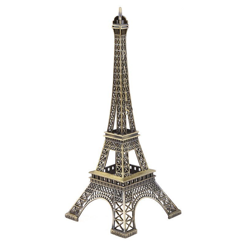 Mô Hình Tháp Eiffel Bằng Hợp Kim Đồng 25c