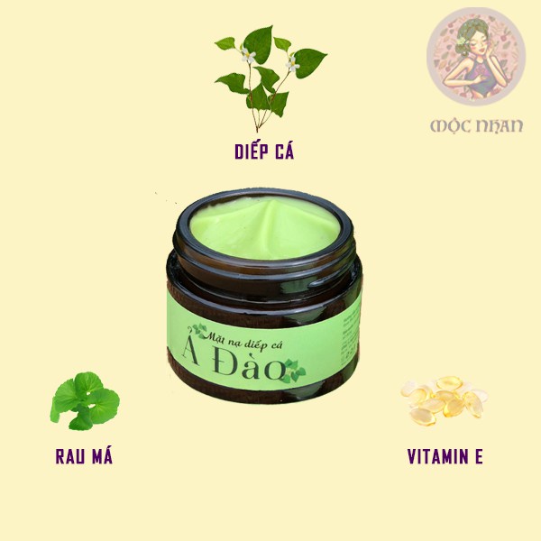 Mộc Nhan Natural, Mặt Nạ Diếp Cá Mộc Nhan Natural, tiemxuongrong, Ngăn Ngừa Mụn, Mờ Nám Tàn Nhang, Thải Độc Nhanh Chóng