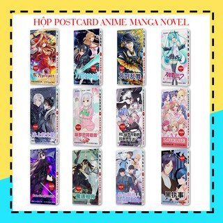 (nhiều mẫu) Hộp postcard anime manga novel game (Ma Đạo Tổ Sư, Touken Ranbu, 19 days, Ten Count, Ngôi Sao Thời Trang...)