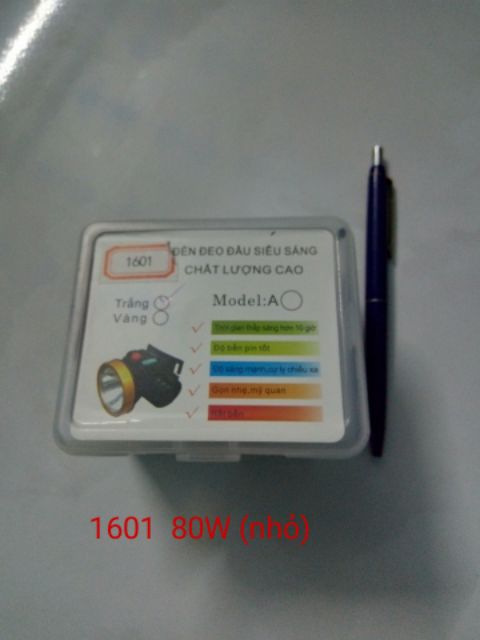 Đèn pin đội đầu NHỎ 1601 (80W) siêu sáng