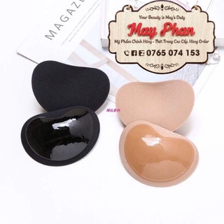 Miếng dán đệm nâng ngực cho đồ bơi áo cao cấp hình trái tim (1 cặp )