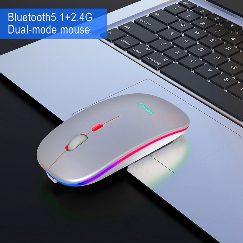 Chuột Không Dây Bluetooth 5.1 Nhiều Màu Sắc 2.4g