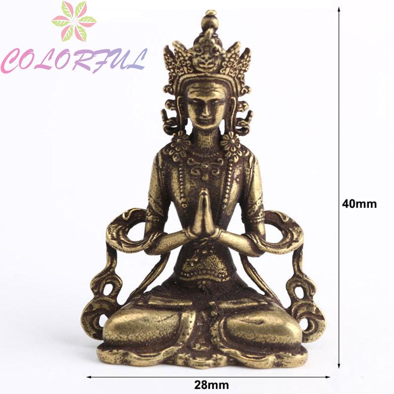 Tượng Phật mini trang trí bằng đồng chất lượng