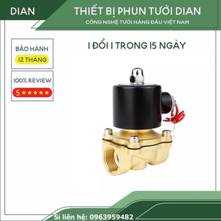 Van điện từ thường đóng kết nối ren 21mm-27mm-34mm