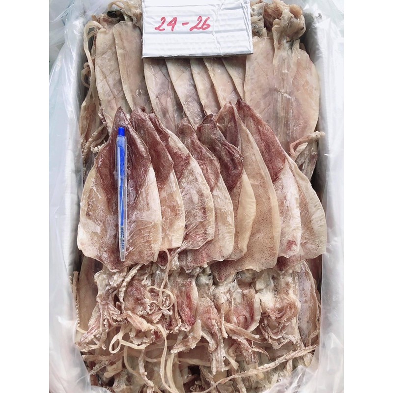 1KG Mực Khô Loại 1 size 25-35con/kg