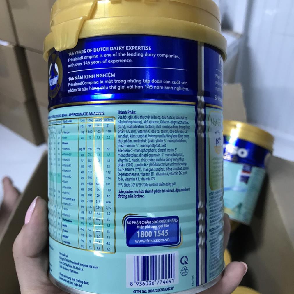 Sữa Friso Gold số 4 lon thiếc 380g