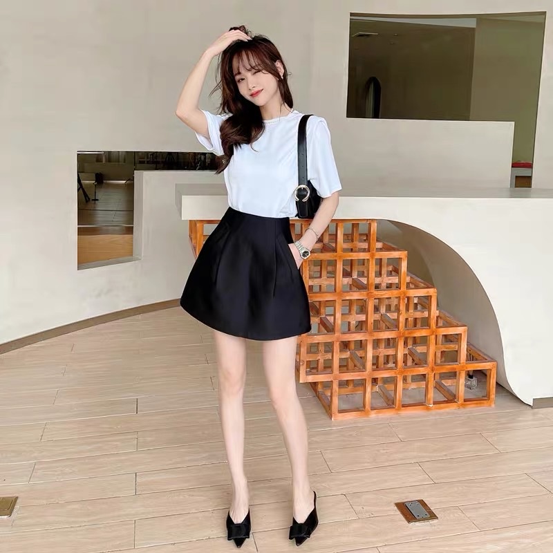 Chân Váy Dáng A Xòe Phồng Chất TAFTA Xịn Cao Cấp Thời Trang Mùa Hè Gợi Cảm Cho Nữ TA882