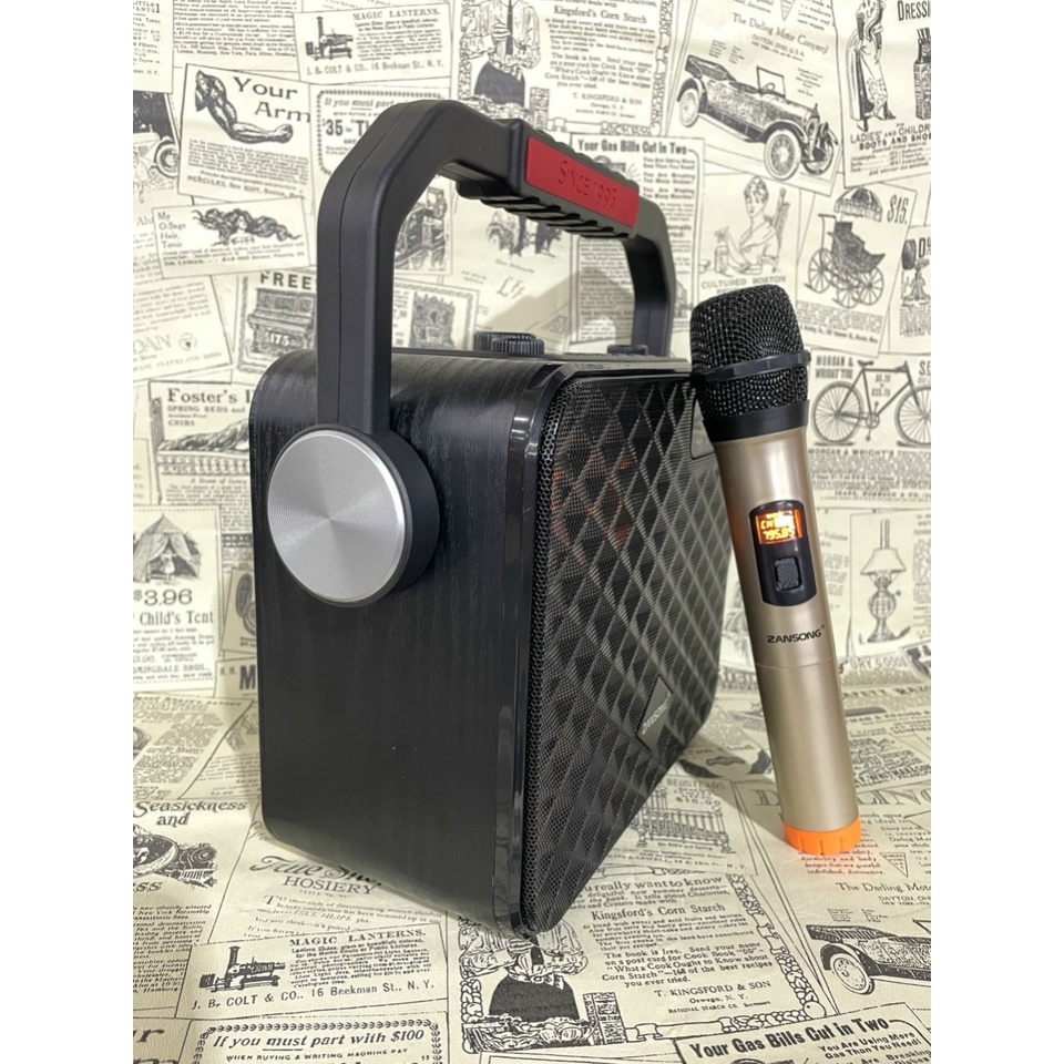 Loa Bluetooth Karaoke Zansong R19, Loa bluetooth xách tay, Bảo hành 6 tháng