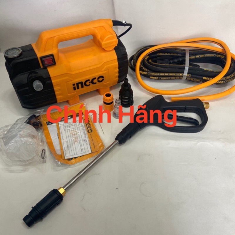 INGCO Máy xịt rửa 1500W Motor từ không chổi than HPWR15028 (Cam kết Chính Hãng 100%)