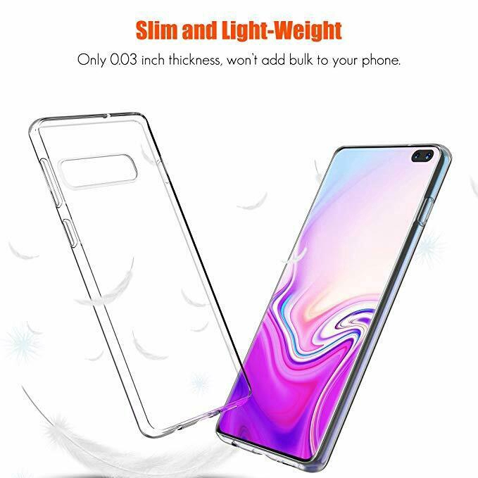 Ốp điện thoại TPU trong suốt dễ thương Galaxy S10/S10+/S10 Lite