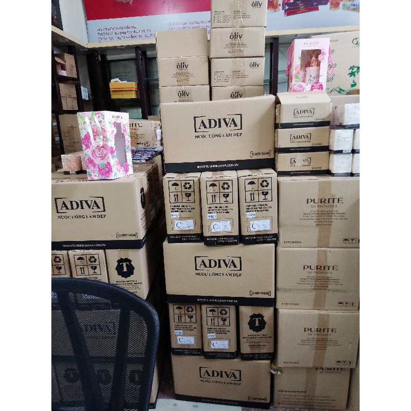 Dưỡng Chất Uống Làm Đẹp Collagen Adiva - Hộp 14 chai x 30ml | BigBuy360 - bigbuy360.vn