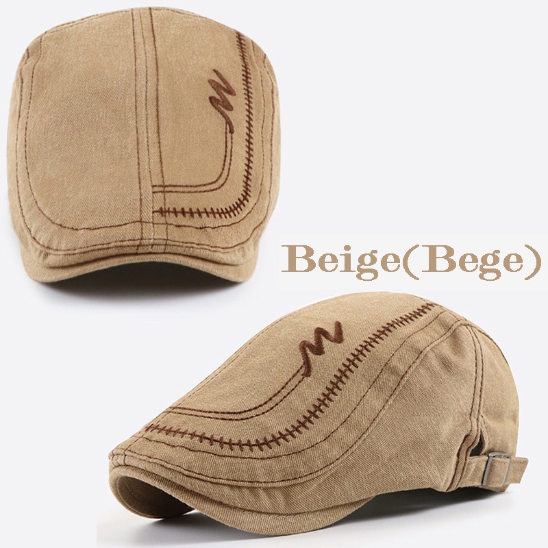 Mũ Beret Cotton Chống Nắng Cho Nam Nữ