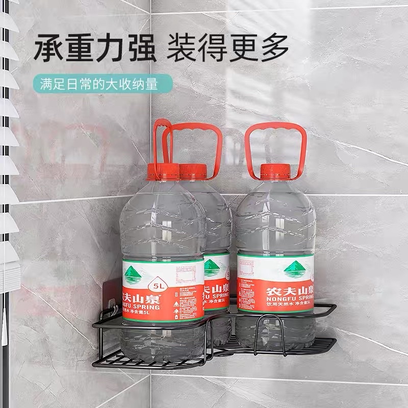 Kệ góc dán tường để đồ ( chất liệu thép không gỉ )