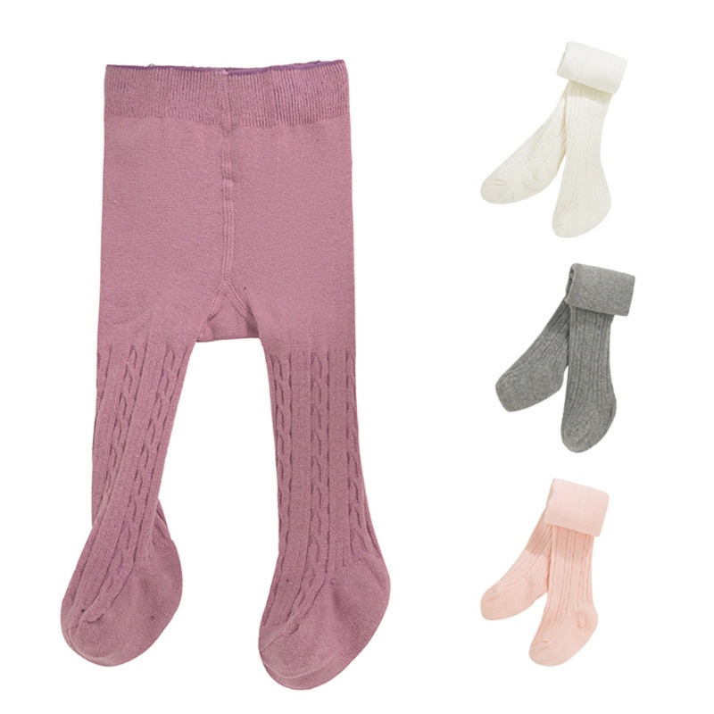 Quần Tất Cotton Mỏng Phối Lưới Dễ Thương Thời Trang Xuân Hè Cho Bé Gái