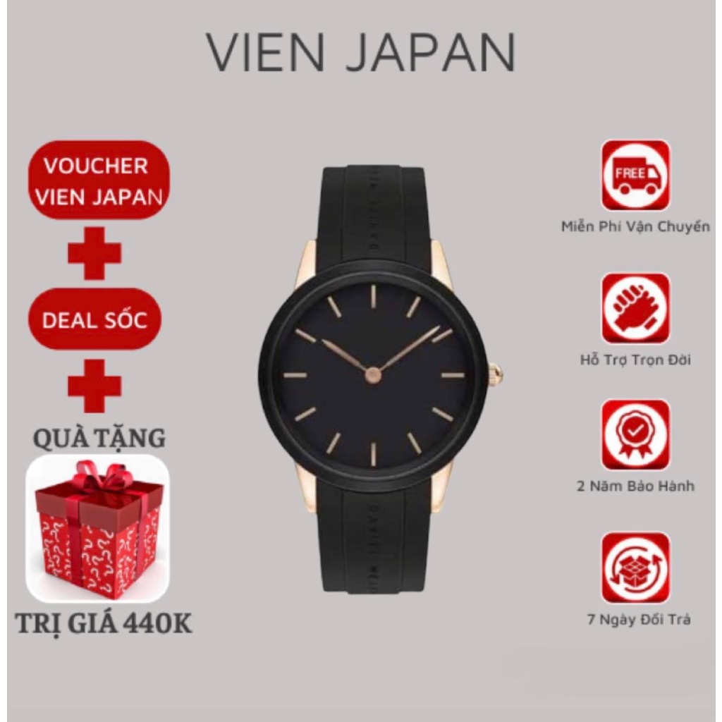 Đồng hồ nam nữ D W Iconic Motion Rose Gold mới nhất - Vienjapanwatch
