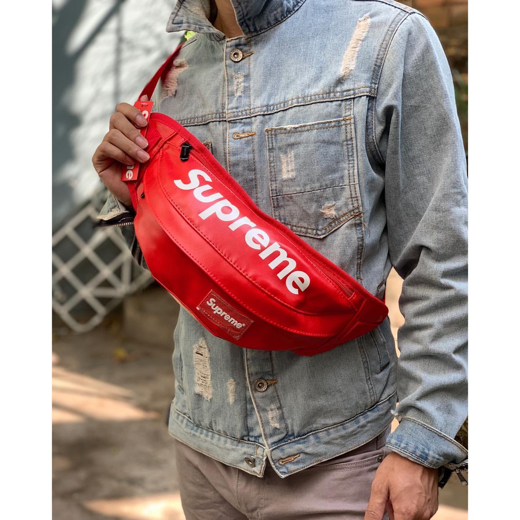 🔥[𝑩𝑨𝑪𝑲 𝑻𝑶 𝑺𝑪𝑯𝑶𝑶𝑳] Túi đeo chéo Supreme Da PU CAO CẤP - Unisex Trendy 2019 -  GIÁ RẺ - CAM KẾT CHẤT LƯỢNG | BigBuy360 - bigbuy360.vn