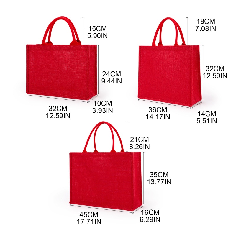 Seng Túi Xách Tote Bằng Sợi Đay Có Tay Cầm Sức Chứa Lớn Có Thể Tái Sử Dụng Cho Nữ