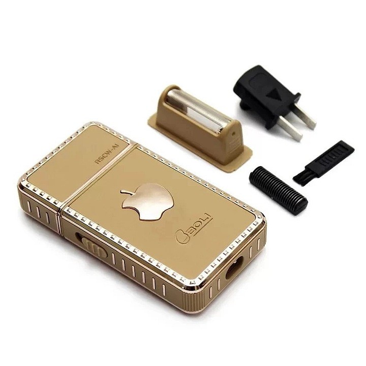 Máy Cạo Râu Sành Điệu Boli Rscw-A1 Hình Iphone - TẶNG LƯỠI DAO DỰ PHÒNG
