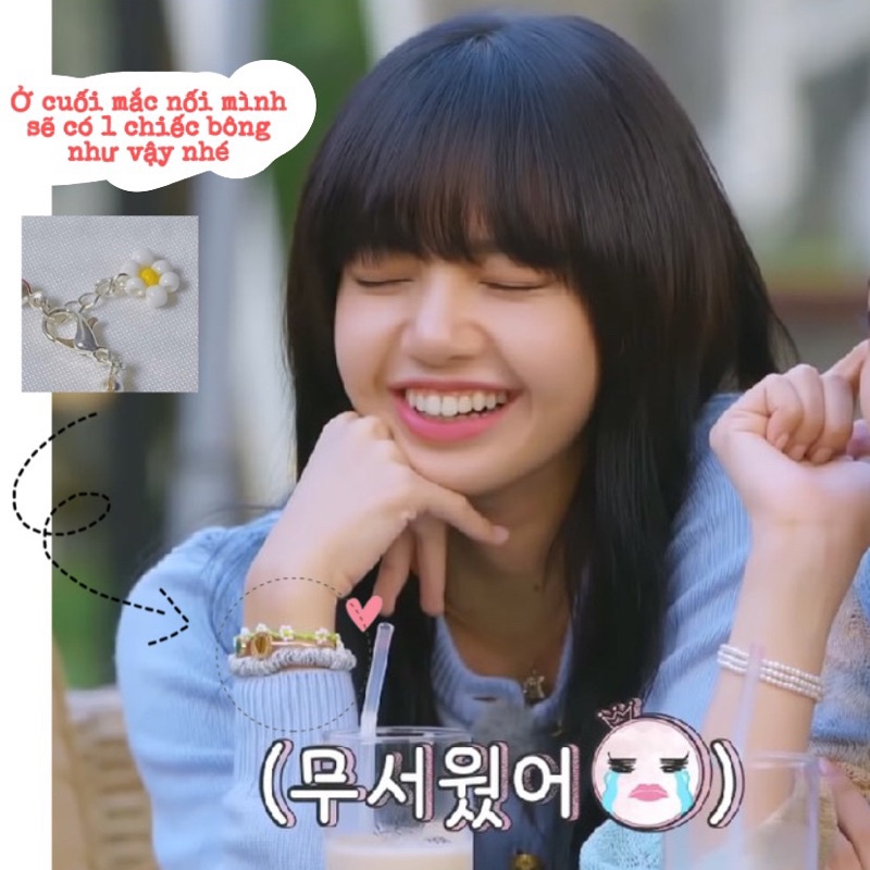Vòng tay giống Idol Lisa và Rosé