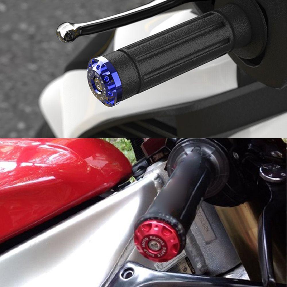 BERNARDO CNC Metal Motorcycle Handle Bar Ends Slider Handlebar End Plugs Motor Bike Grips Accessories Parts Handlebar Caps Handlebar Counterweight Plug Dirt Bike Accessories Dirt Bike Parts Handle Bar Grips Ends Dirt Bike Handlebar Ends/Multicolor