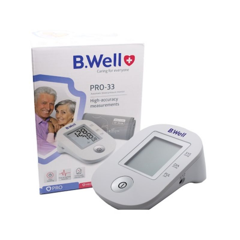 Máy đo huyết áp bắp tay Bwell Swiss Pro 33 - Hàng sản xuất tại Thụy Sĩ chính hãng