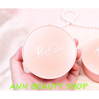 Phấn nước BLACK ROUGE PEACH COVER PERFECT CUSHION