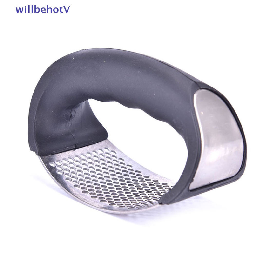[WillbehotV] Dụng Cụ Nghiền Tỏi Bằng Tay Bằng Thép Không Gỉ Cho Nhà Bếp