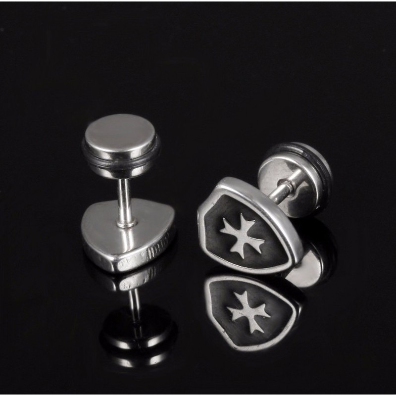 Bông Tai Nam Ti-tan Không đen TT 0803