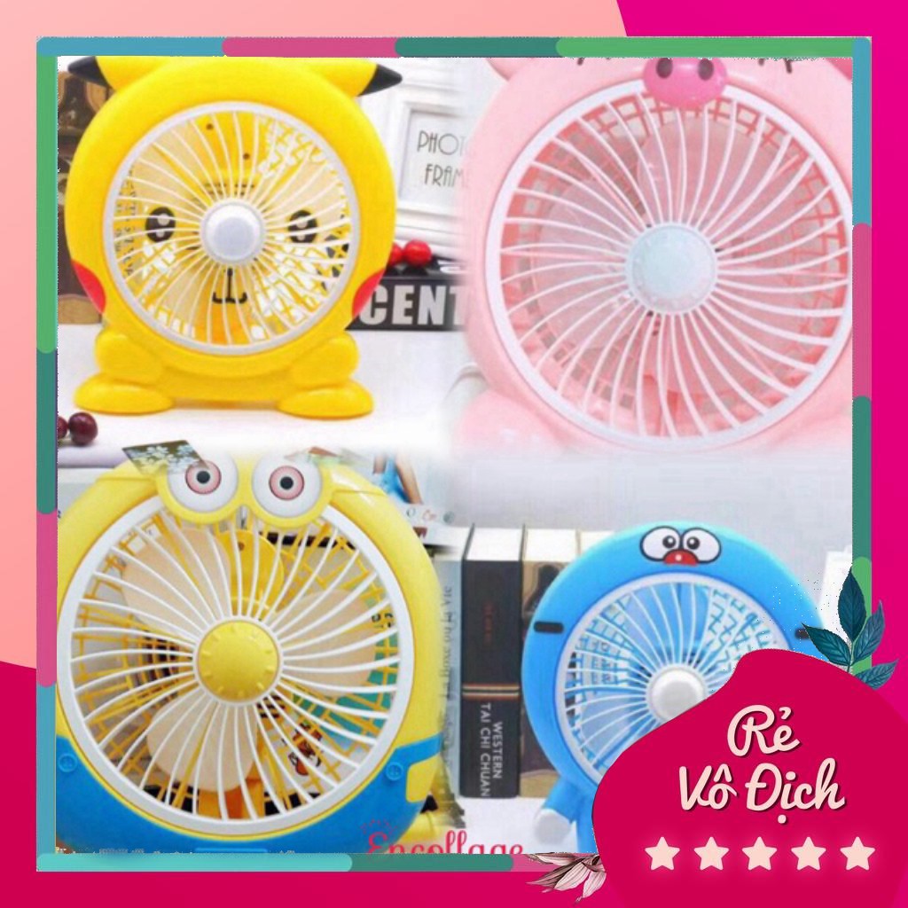 Quạt Điện Mini Hình Các Con Thú Ngộ Nghĩnh