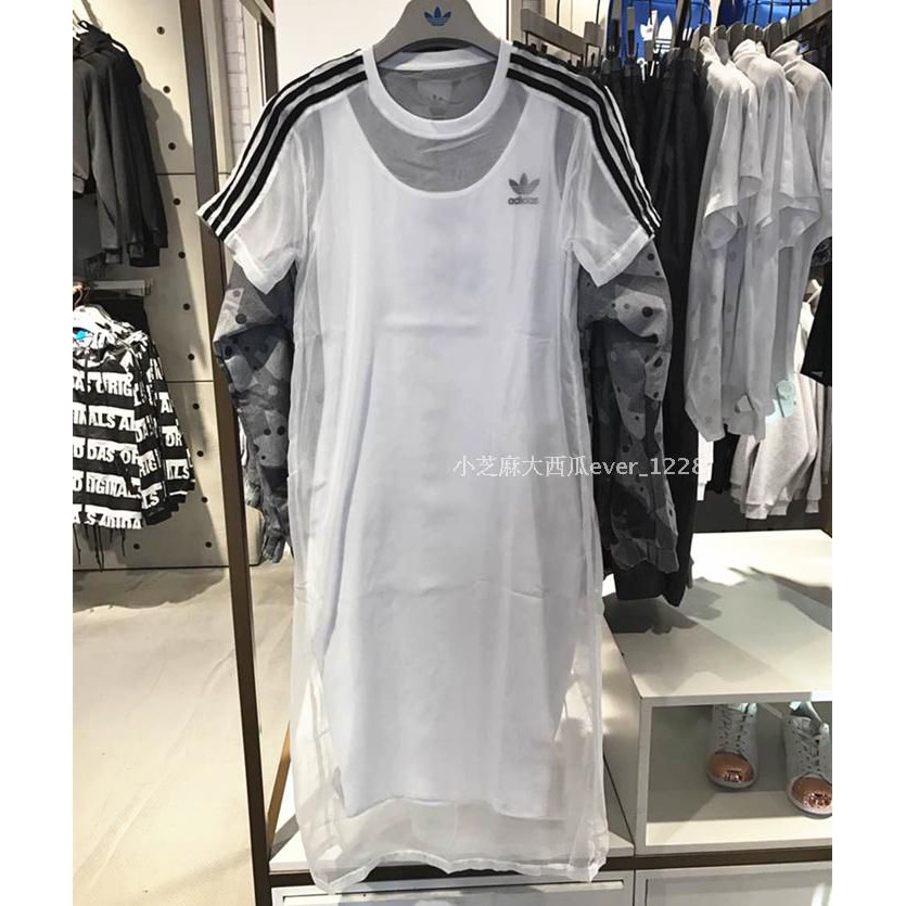 Đầm Thể Thao Adidas Dáng Dài Hai Lớp Thời Trang Cho Nữ