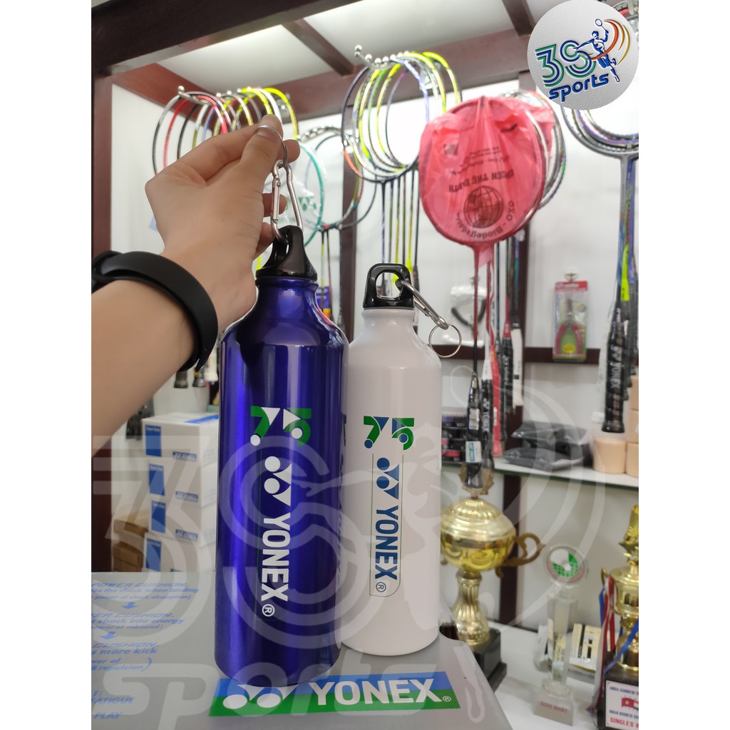 ♛Bình nước cầu lông Yonex nhôm cao cấp 750ml - 1000ml