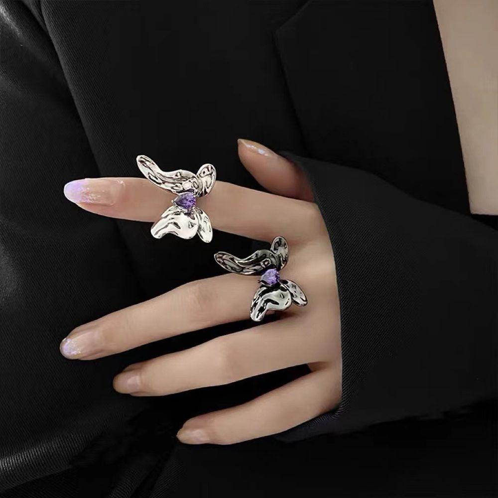 Nhẫn Hình Bướm Độc Đáo Thời Trang VANES1 Cho Cặp Đôi