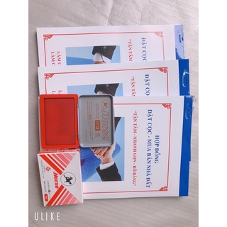 Tặng 1 LĂN TAY khi mua combo 3 quyển sổ đặt cọc nhà đất 2-3 liên mẫu mới 2021