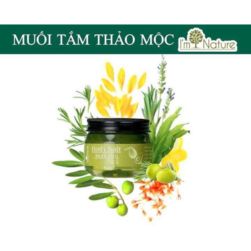 [HÀNG CHÍNH HÃNG I'M NATURE] MUỐI TẮM THẢO DƯỢC CHỐNG RÔM SẢY.VIÊM NANG LÔNG CHO CẢ GIA ĐÌNH HÀNG CAO CẤP