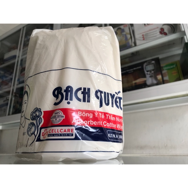 Bông gòn Bạch tuyết cuộn 500g(loại 1)